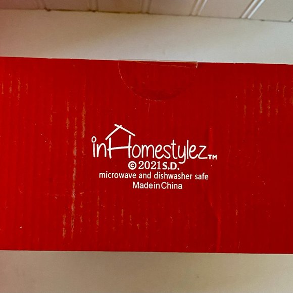 Blue Sky Ceramics 75286 Jingle Tree Camping Ornament 18 Oz. Mug Gift Set Boxed - Picture 4 of 4